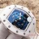 2017 Copy Richard Mille RM 052 Watch Rose Gold White Ceramic Blue Skull rubber  (3)_th.jpg